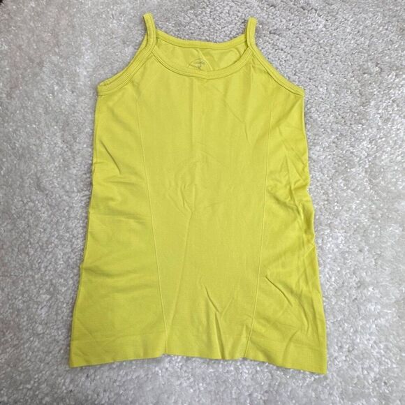 Oiselle Seamless High Neck Tank Yellow Small - Picture 1 of 6